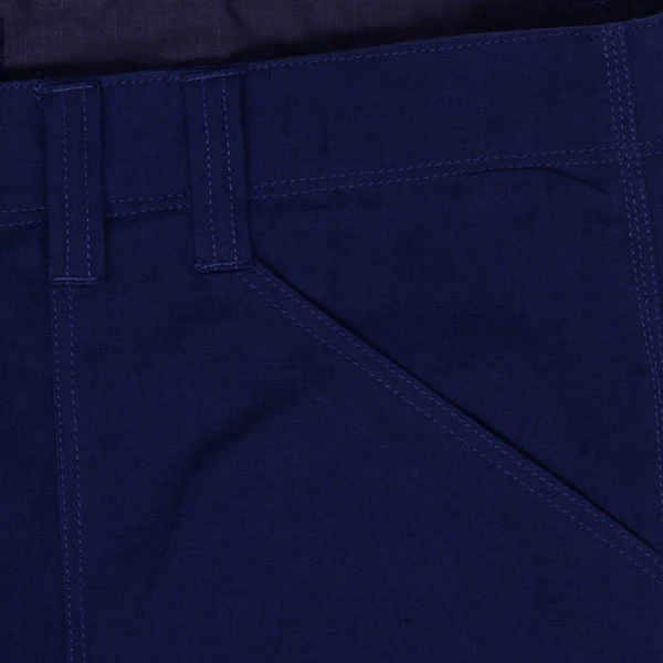 Navyblå hør shorts - Ed Baxter